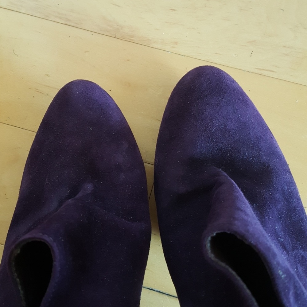 DVF purple suede booties 7.5 - Picture 3 of 7